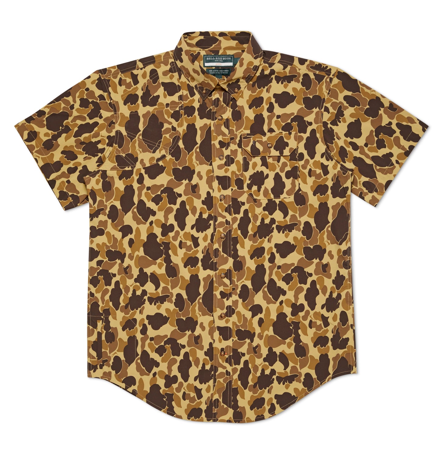 Ball + Buck | Active Field Shirt, Short Sleeve Original Camo