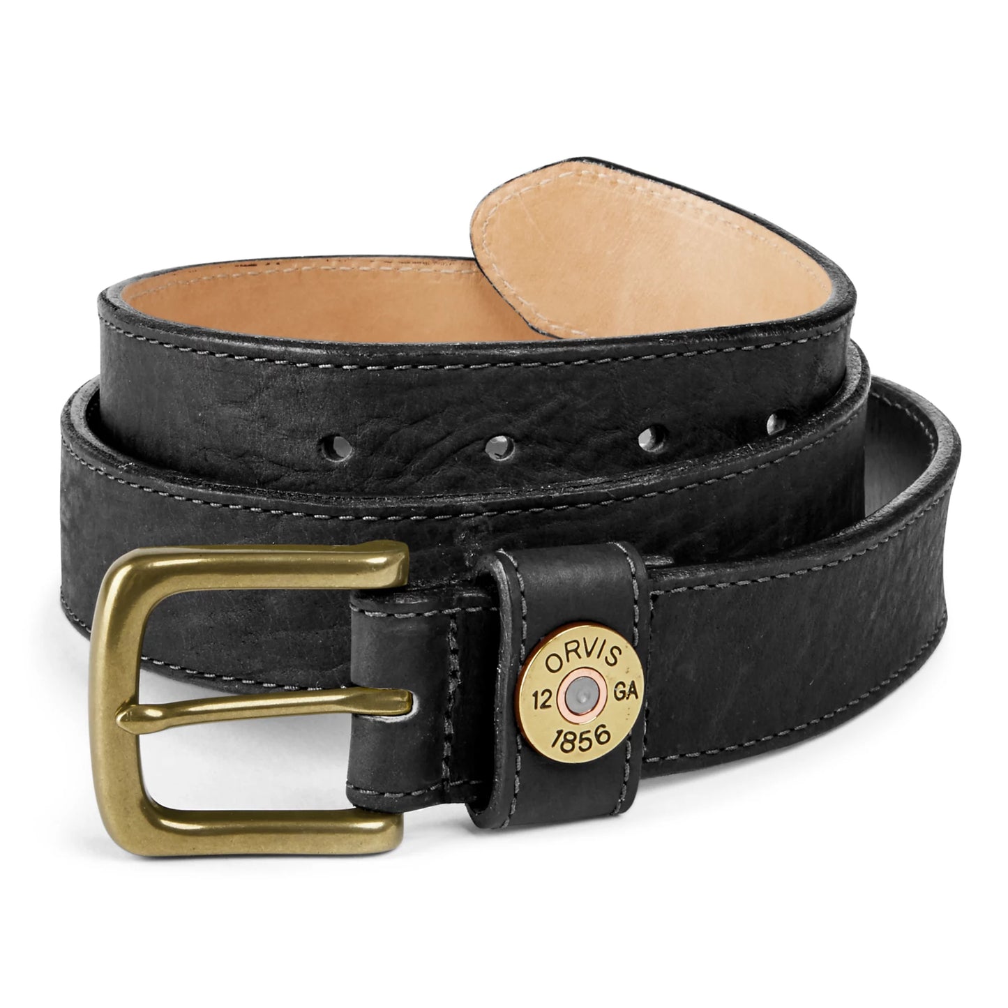 ORVIS | BISON LEATHER SHOT SHELL BELT, Black