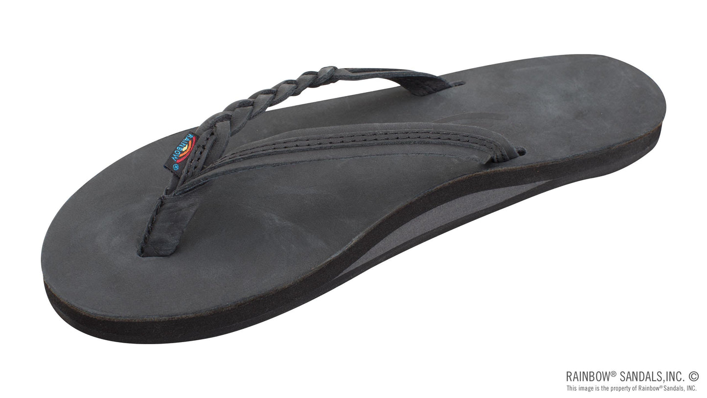 Rainbow Sandals | Women's Flirty Braidy - Single Layer Premier Leather
