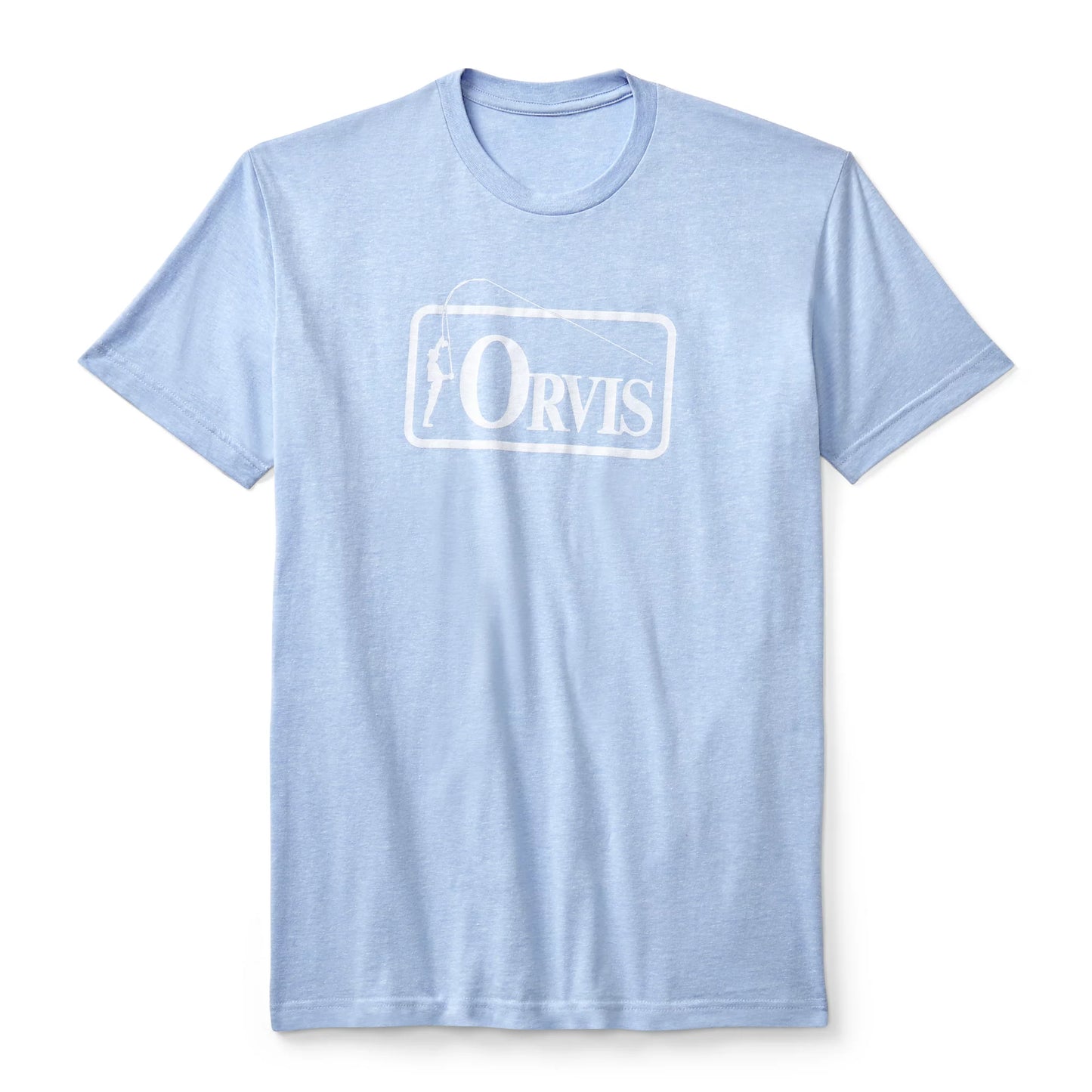 Orvis | Bent Rod Badge Tee, Light Blue
