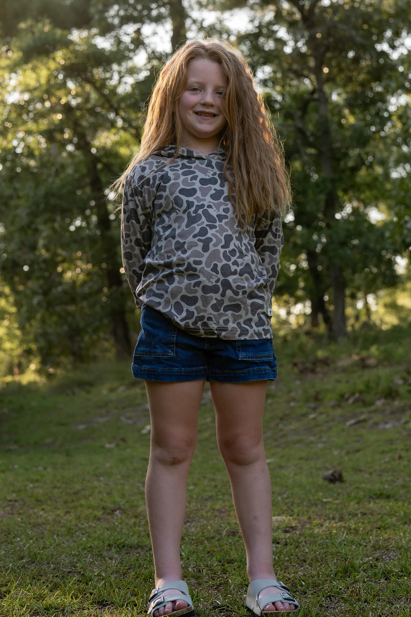Combat Waterfowl - Youth Hooded Shirt | Mosul Camo