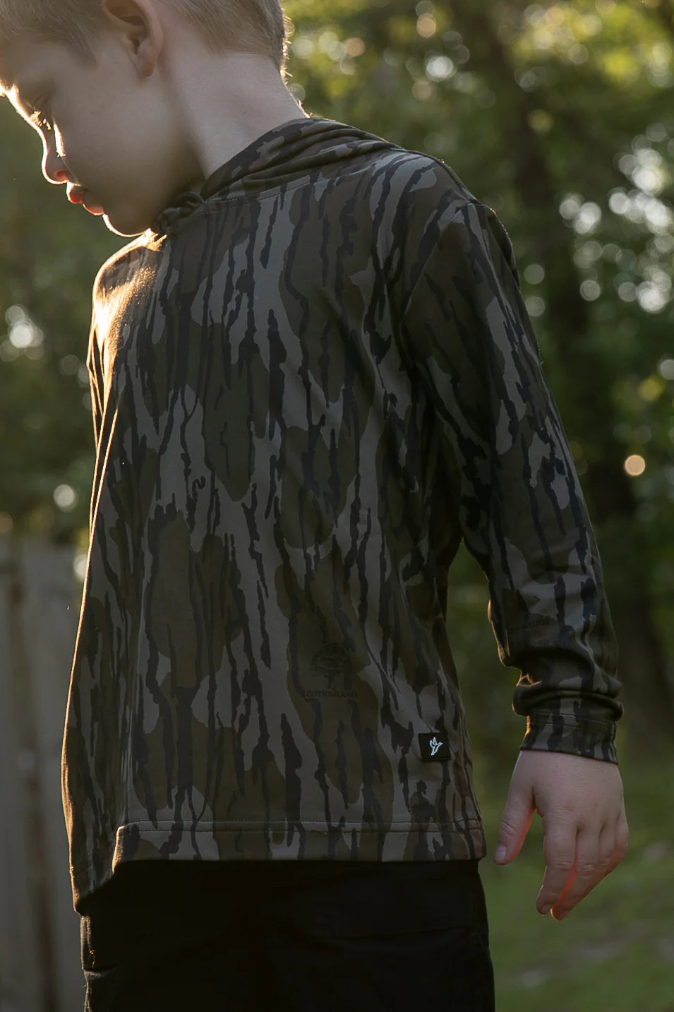 Combat Waterfowl - Youth Hooded Shirt | Mossy Oak Bottomland