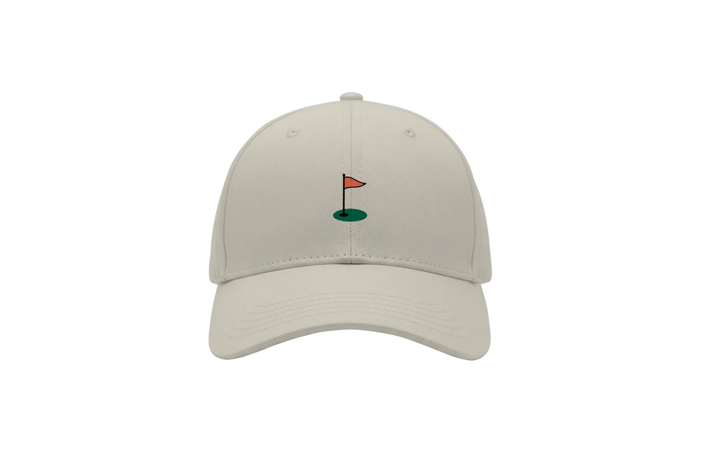 Knotted Pine | Golf Flag Hat, Ivory