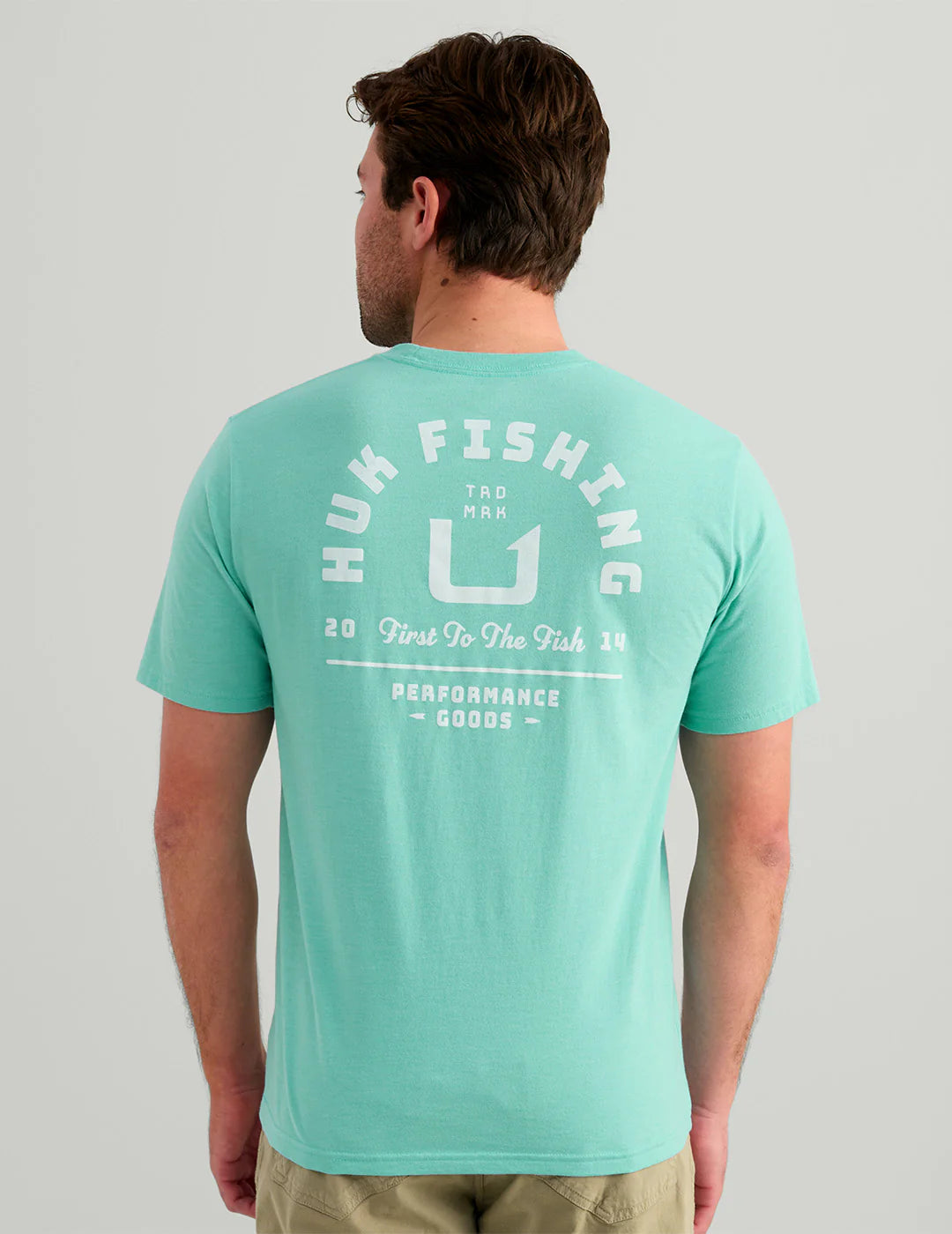 Huk | Fishing Pocket Tee, Marine Blue