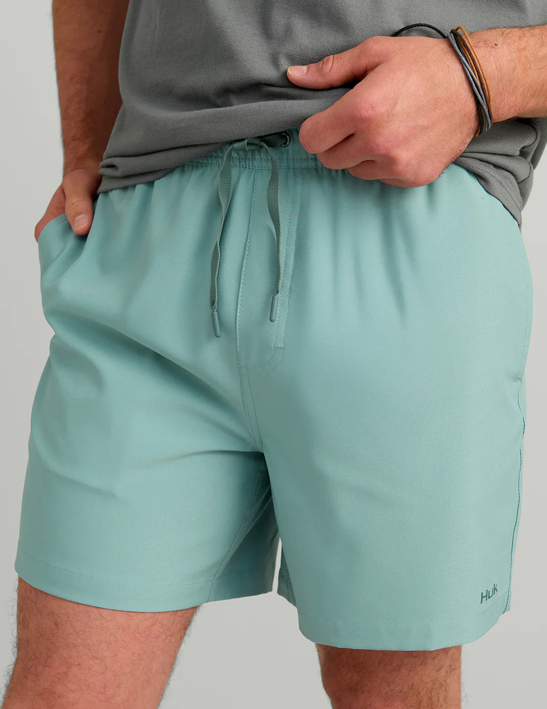 Huk | Pursuit Volley Shorts, Mineral Blue