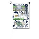 Eagle Nation Icons Garden Flag