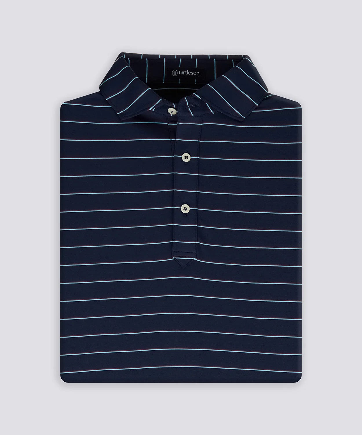 Turtleson | Linus Performance Polo, Admiral/Syrah