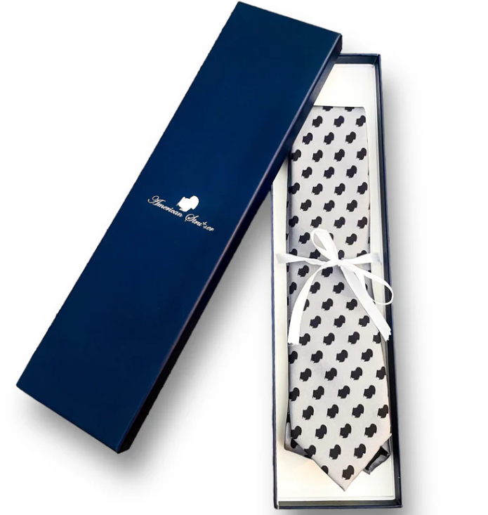 American Strutter | Dress Tie, Gray & Black