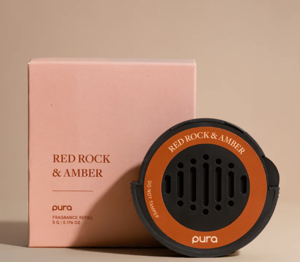 Red Rock & Amber Scent | Pura Car Refill