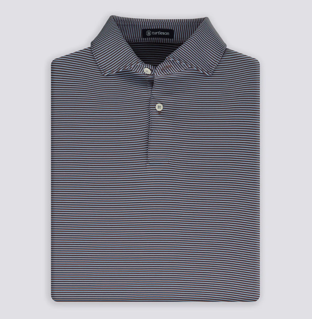 Turtleson- Conor Stripe 2 Button Polo