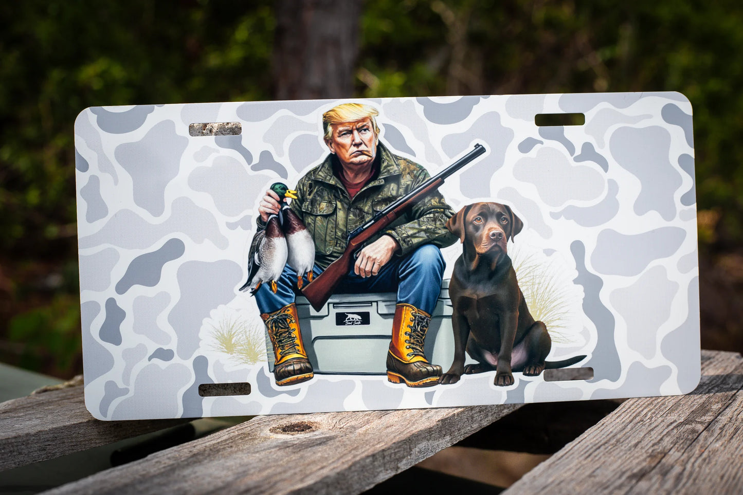 Trump Hunt Truck Tag
