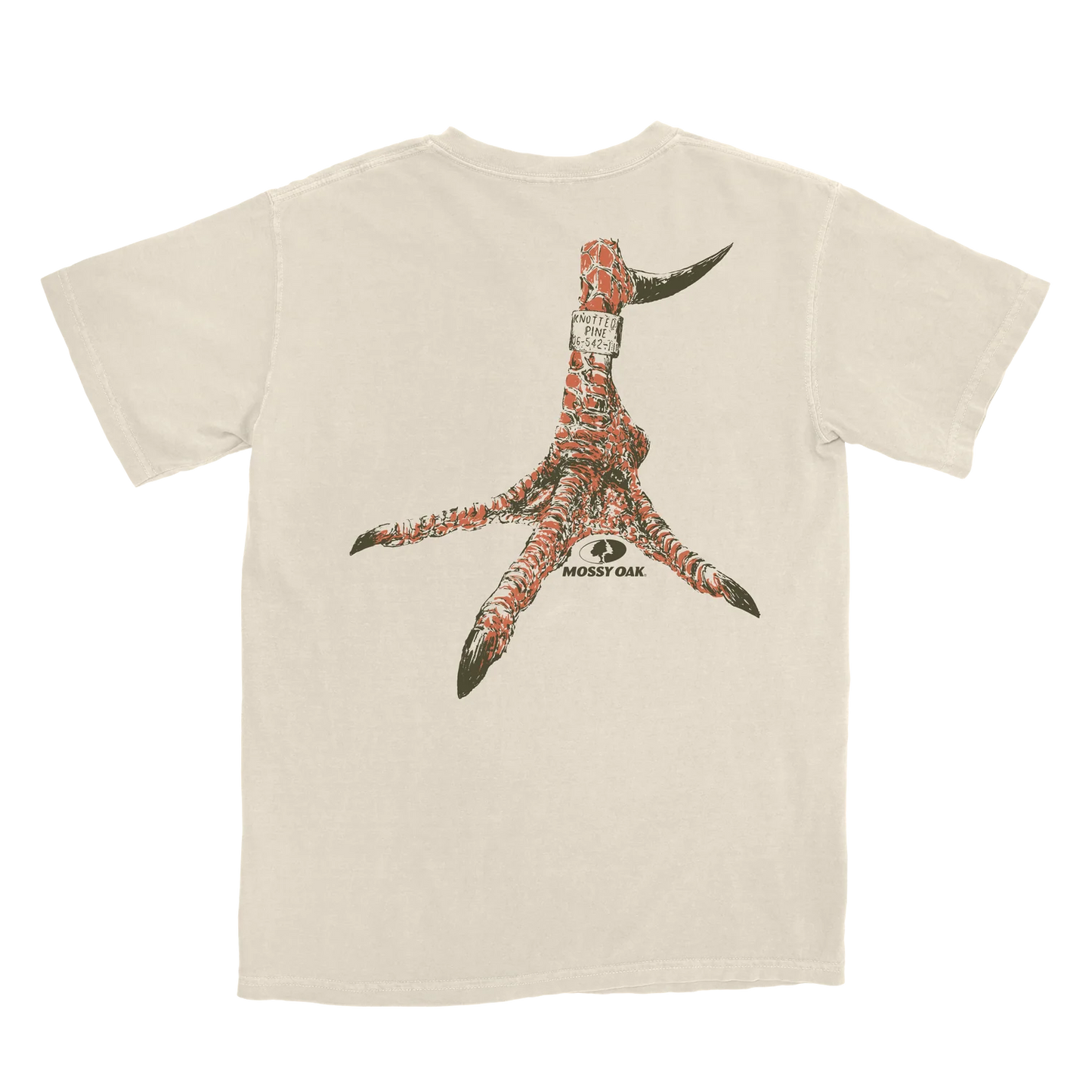 Knotted Pine | Turkey Foot, Ivory Tee