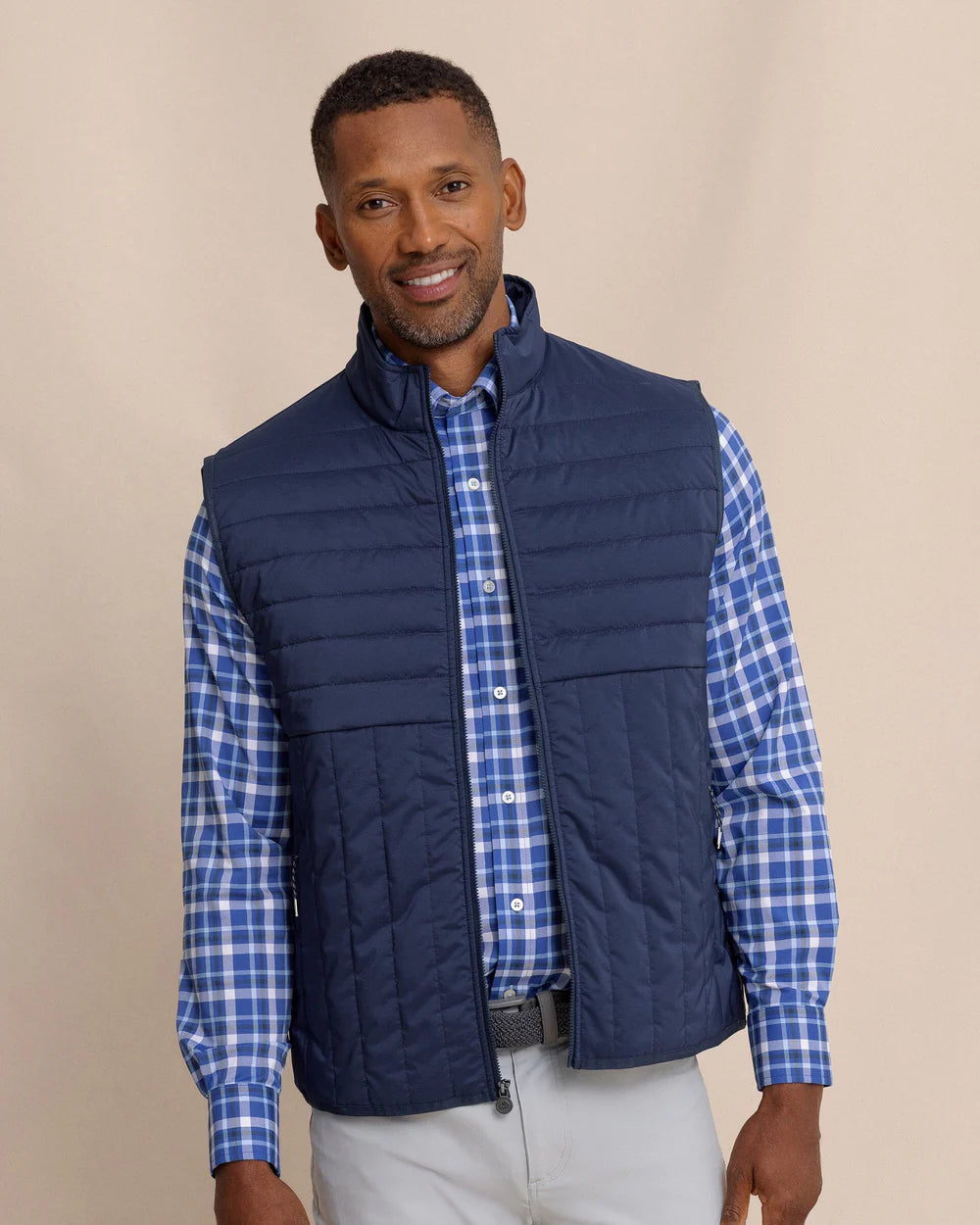 Southern Tide | Greenwood Packable Vest, Dress Blue