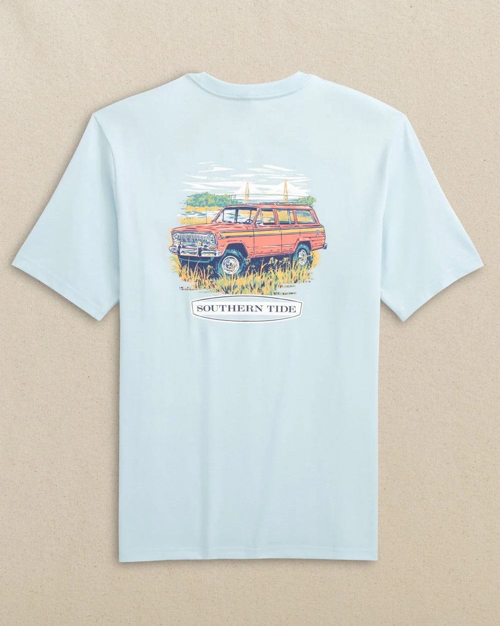 Southern Tide | Marsh Wagon Tee, Blue