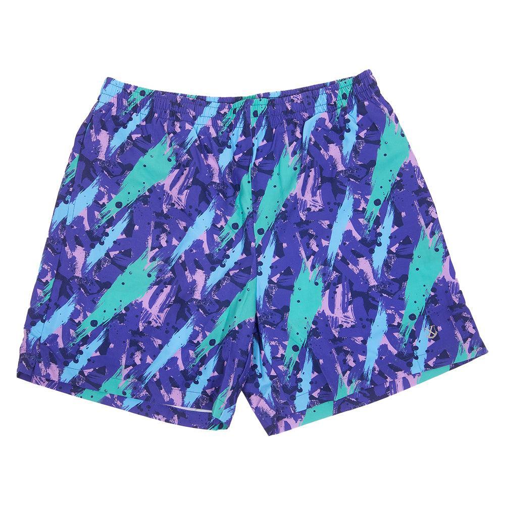 Old Row | 90s Swim Trunk, Blue