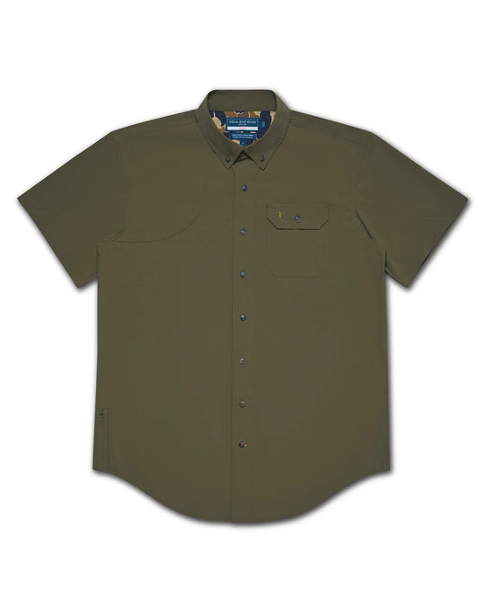 Ball + Buck | Active Field Shirt, Short Sleeve Olive Green