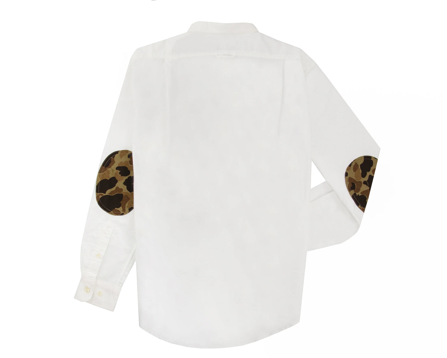 Ball + Buck | Sportsman Shirt, White with Original Camo