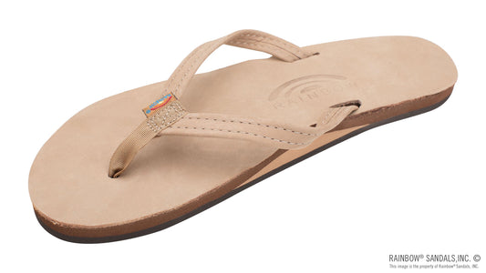 Rainbow Sandals | Women's Single Layer Leather 1/2" Strap