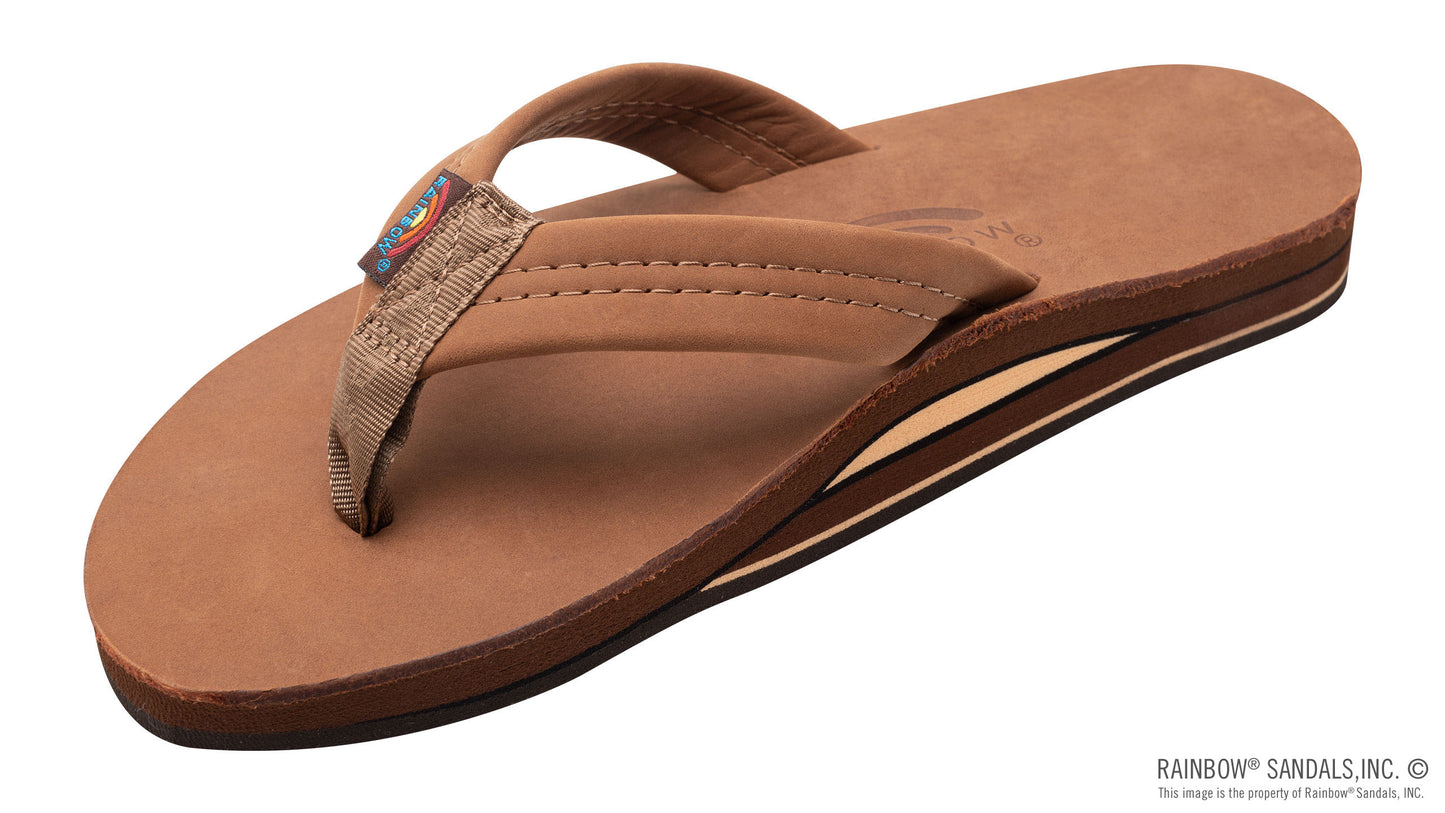 Rainbow Sandals | Men's Double Layer Premier Leather
