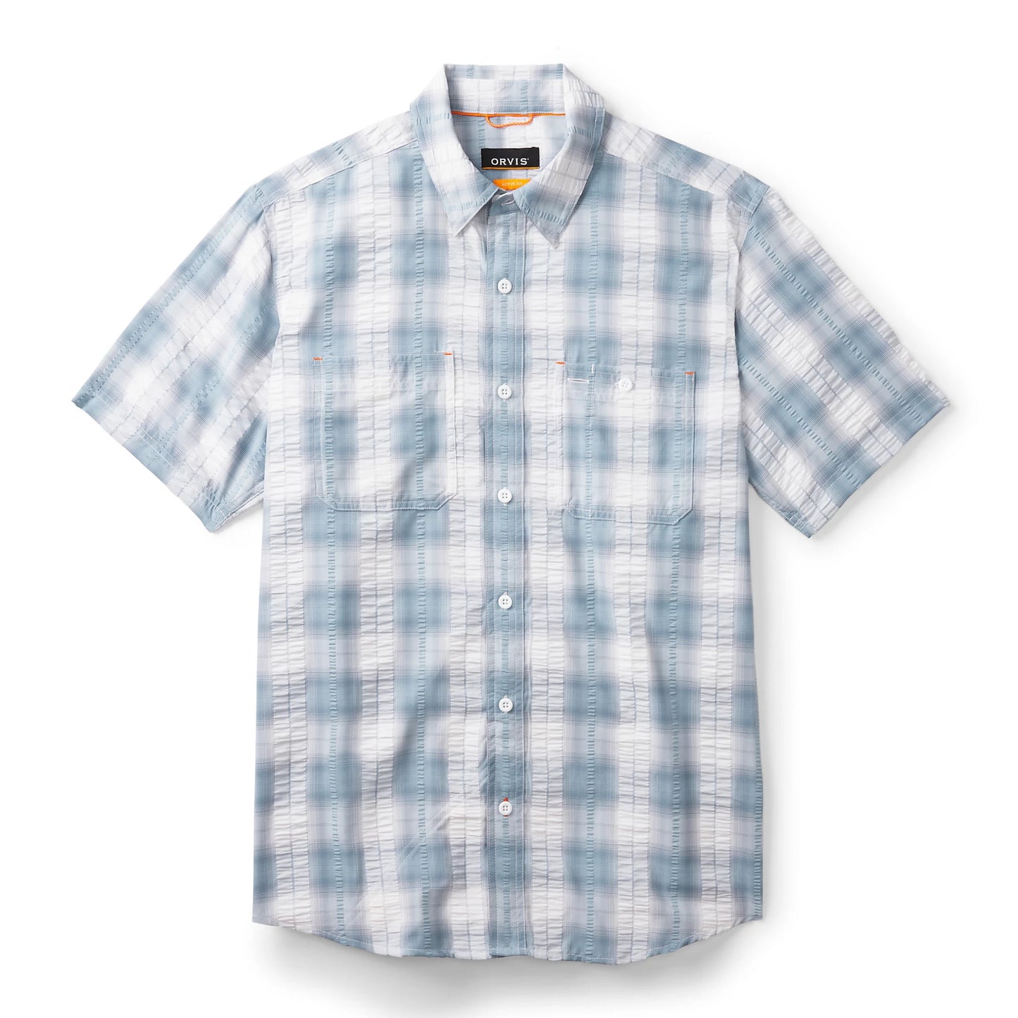 Orvis | Angler SS Worksheet, Blue & White Plaid