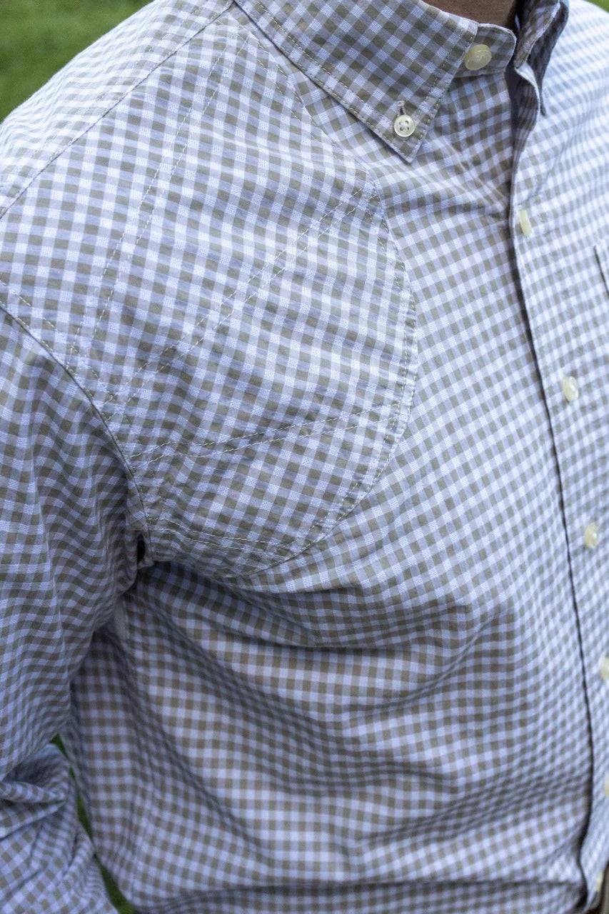 Ball + Buck | Sportsman Shirt, Gingham Grey