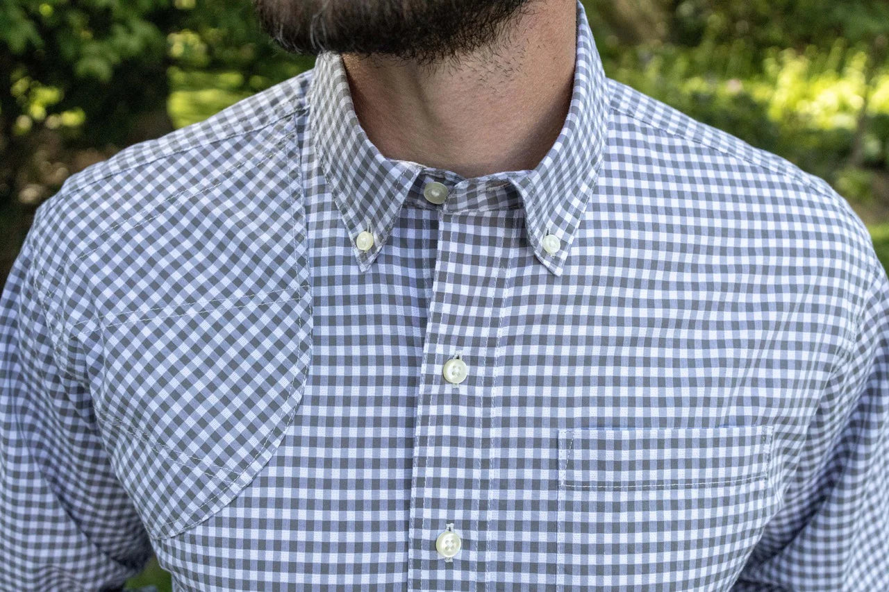Ball + Buck | Sportsman Shirt, Gingham Grey
