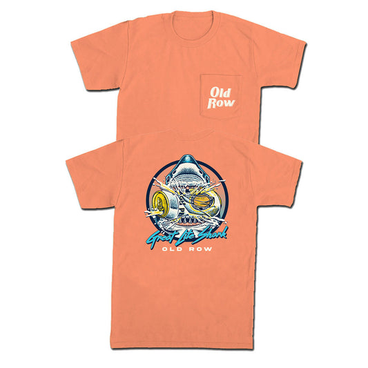 Old Row | Great Lite Shark Tee, Melon