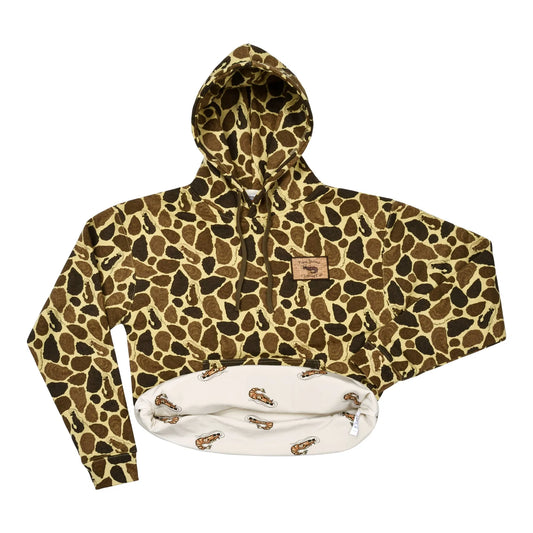 Pimp Shrimp | Brown Oyster Camo Hoodie