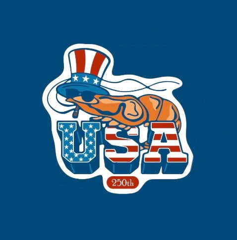 Pimp Shrimp | All American Sticker