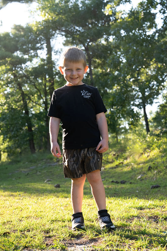 Combat Waterfowl - Youth Volley Shorts | Mossy Oak Bottomland