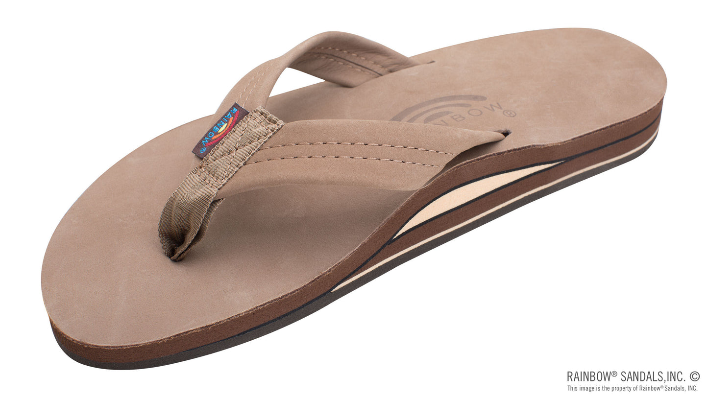 Rainbow Sandals | Men's Double Layer Premier Leather