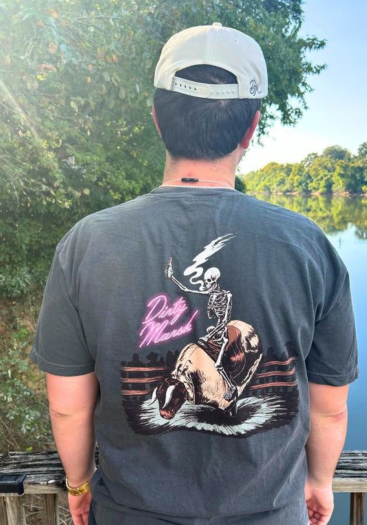 Dirty Marsh | Skelly On Da Bull Tee