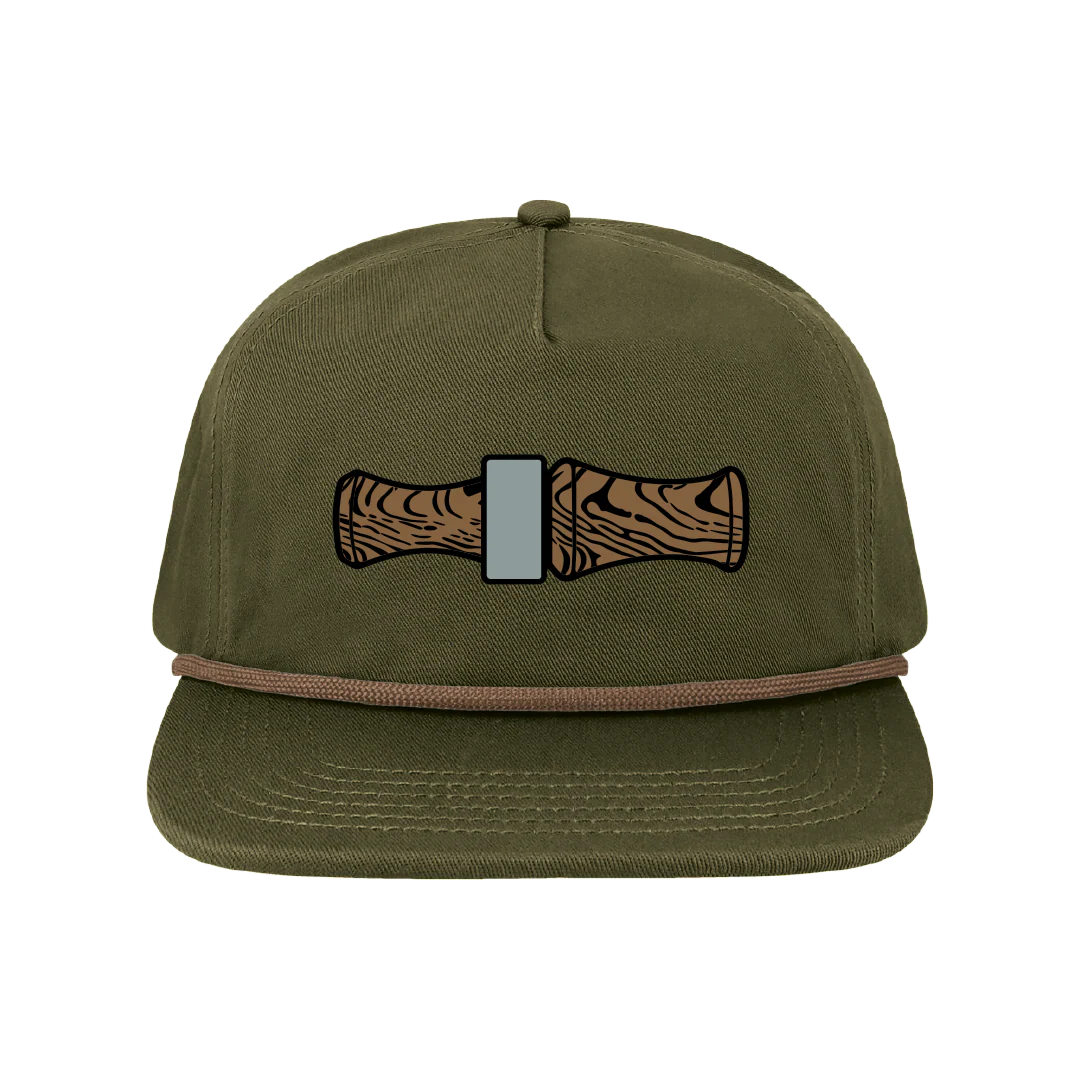 Knotted Pine | Duck Call Hat, Green