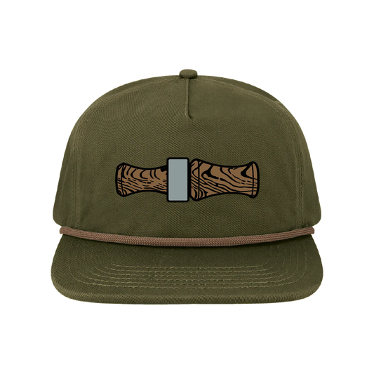 Knotted Pine | Duck Call Hat, Green