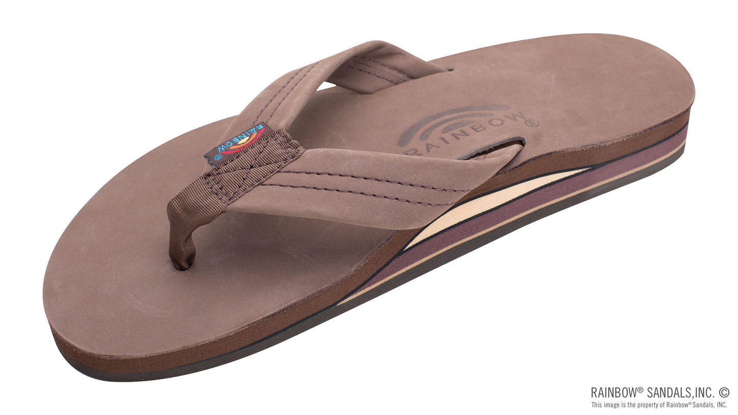 Rainbow Sandals | Men's Double Layer Premier Leather