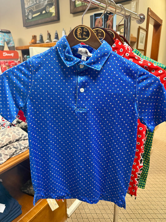 Autilove | Youth ATL Throwback Polo, Blue