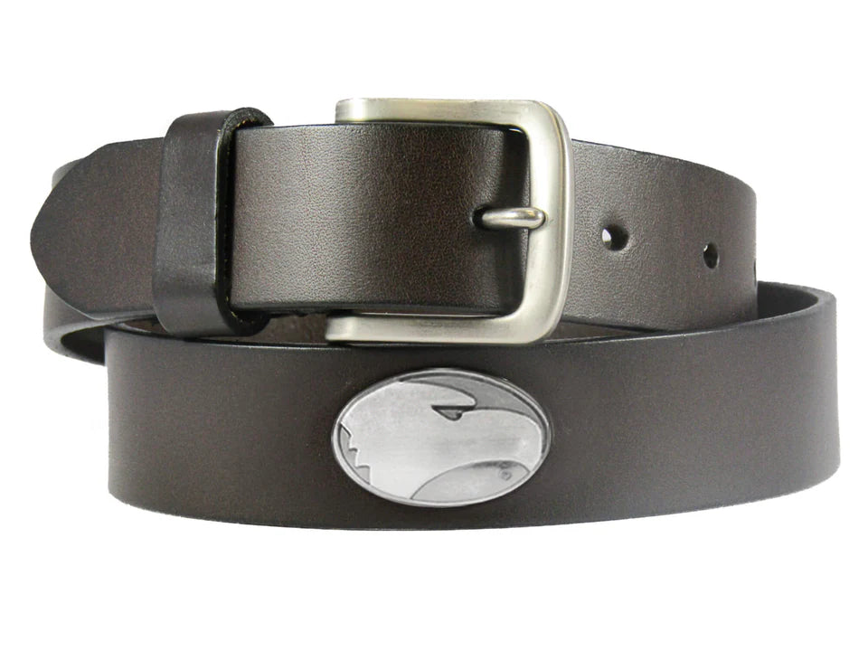 Concho Brown Leather Belt | Georgia Southern Eagles