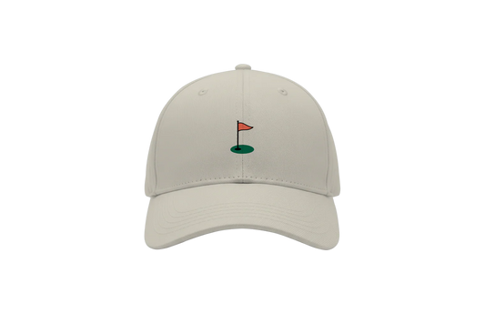 Knotted Pine | Golf Flag Hat, Ivory