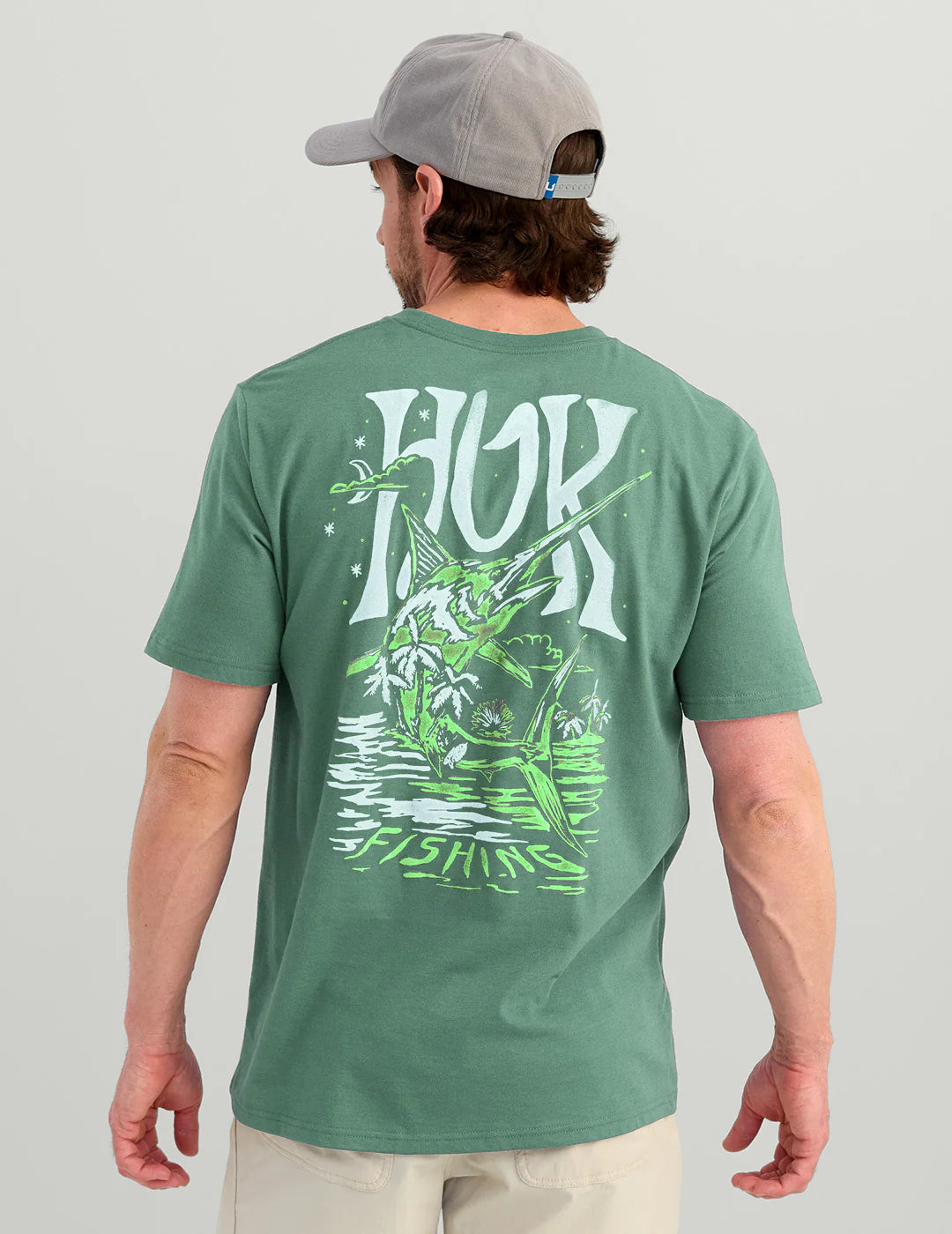 Huk | Night Sword Tee, North Atlantic