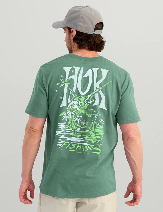 Huk | Night Sword Tee, North Atlantic