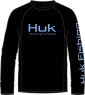 Huk | Pursuit Long Sleeve Crew, Black