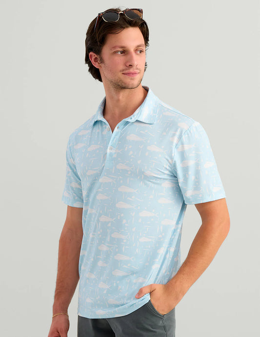Huk | Performance Polo, Coastal Drift