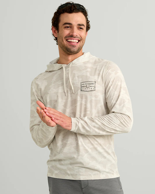 Huk | Drift Performance Hoodie, Birch Camo