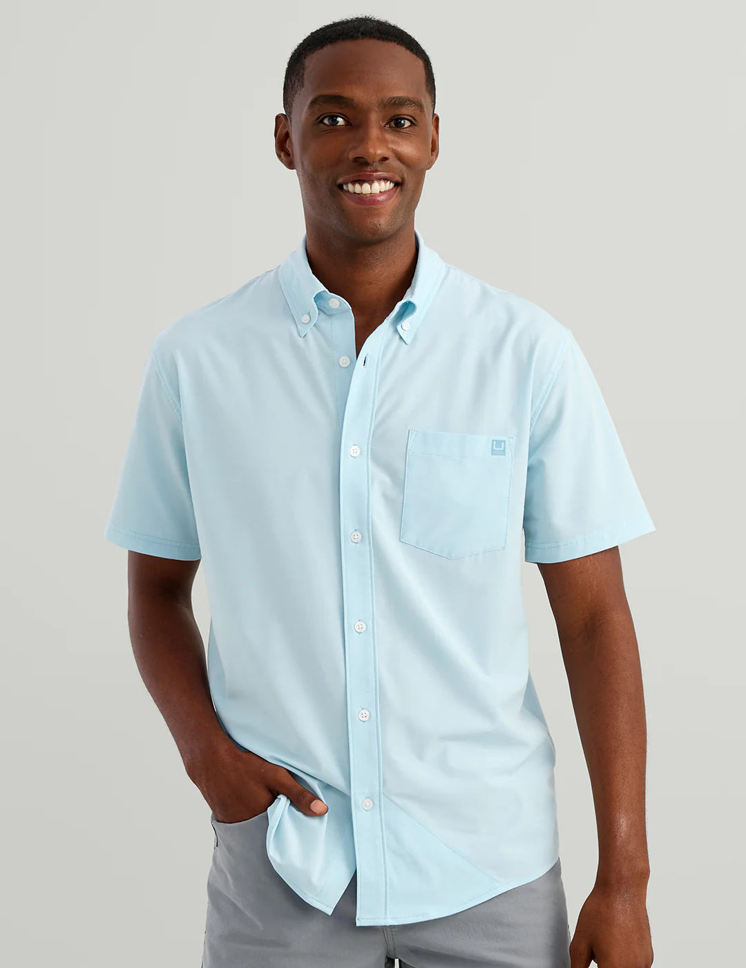 Huk | Kona Button Down, Coastal Drift