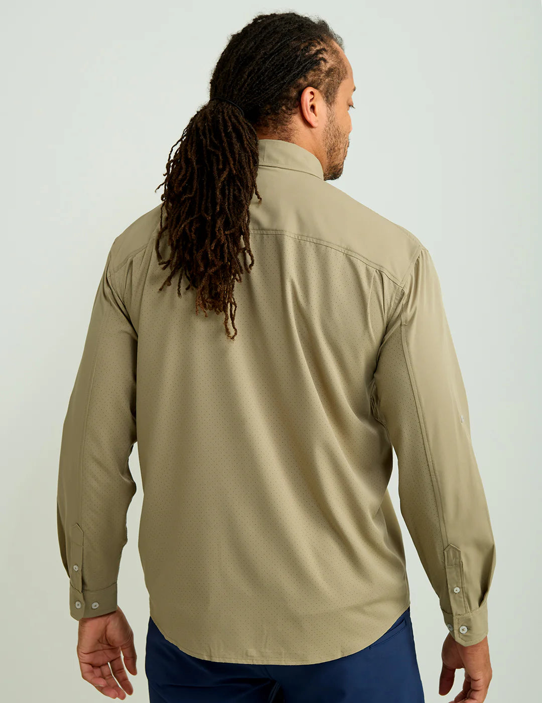 Huk | Tide Point Long Sleeve Button Down, Overland Trek