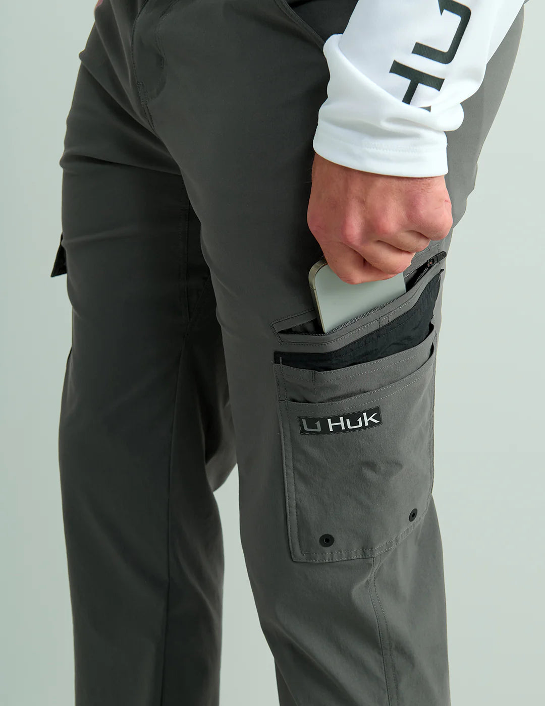 Huk | Icon Pro Performance Pants, Volcanic Ash