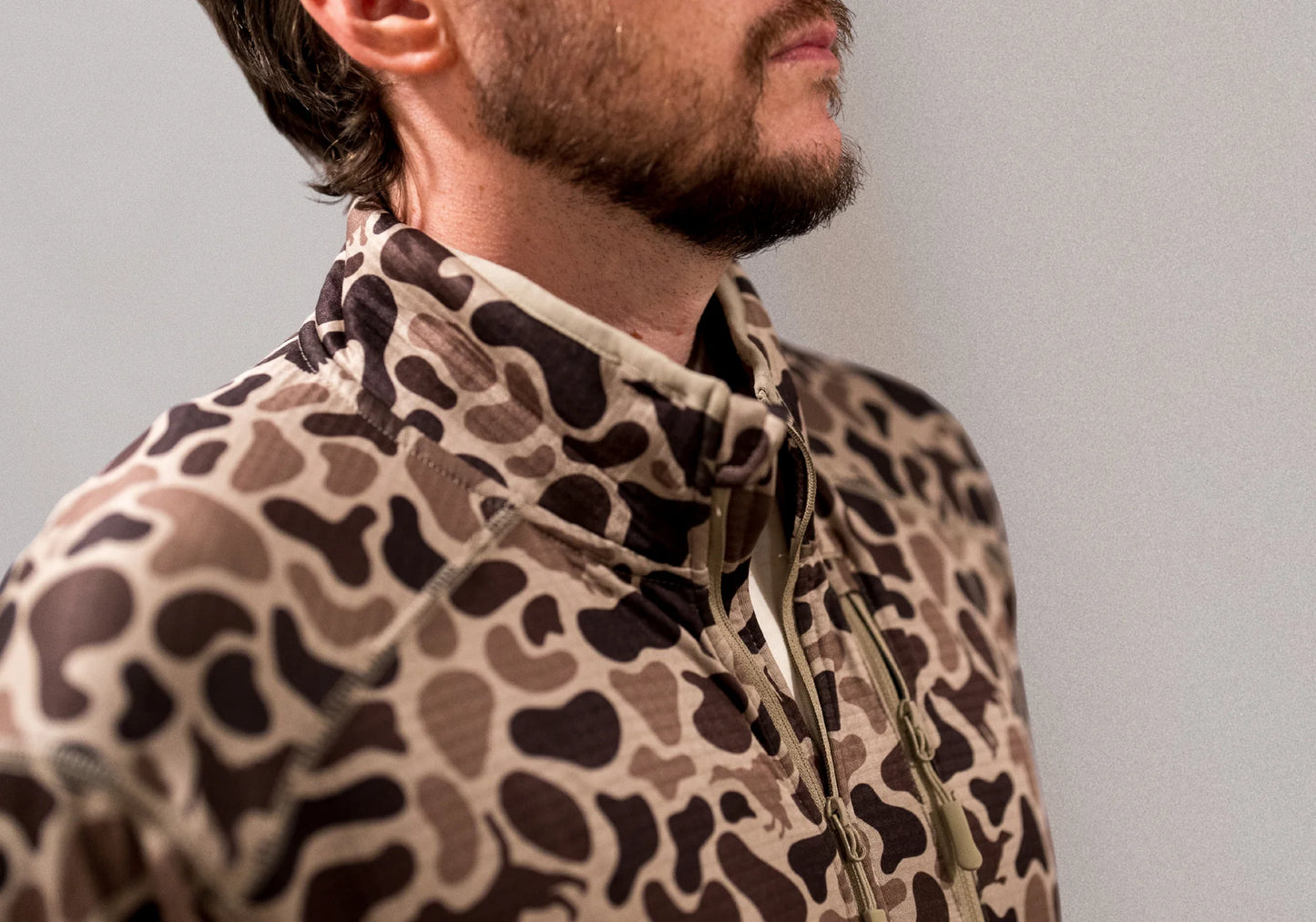NODAK 1/4 Zip | Waffle Fleece | Mosul Camo