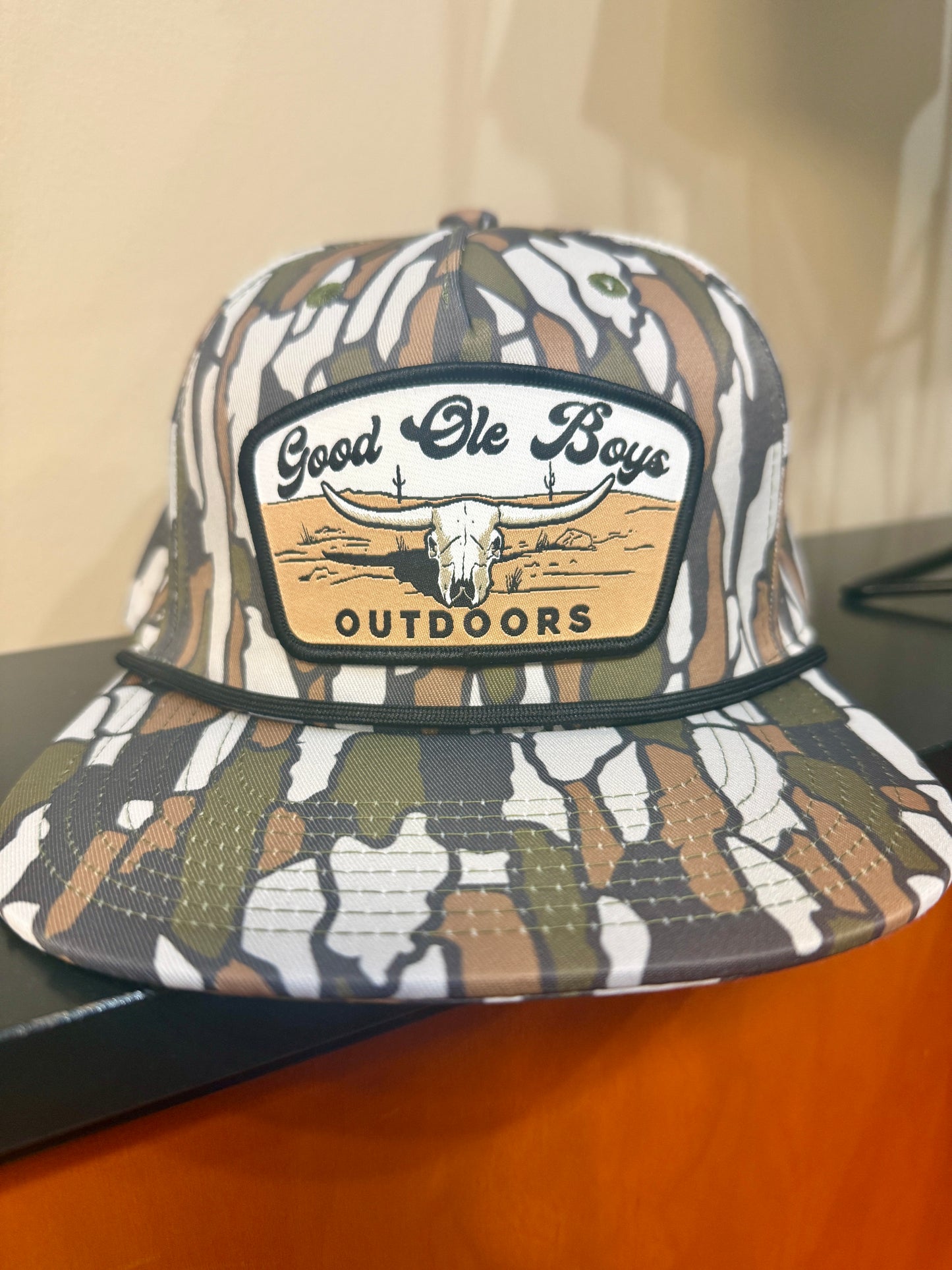 Good Ole Boys | Hat, Camo Skull Patch