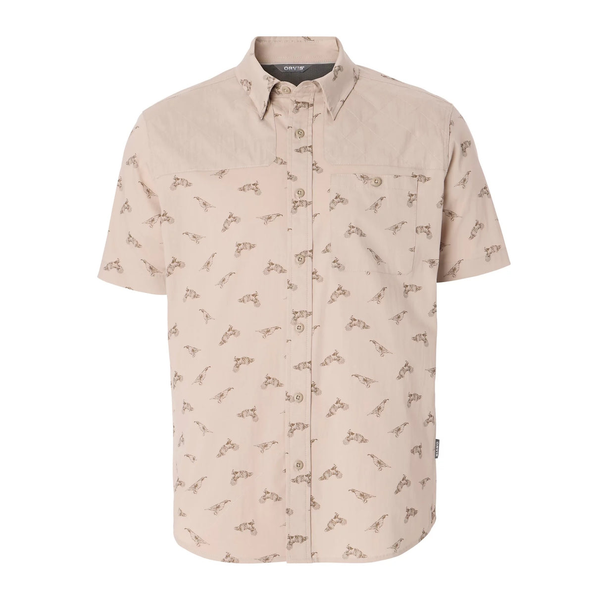ORVIS | Men's SS Featherweight Shooting Shirt - Quail Bird Print