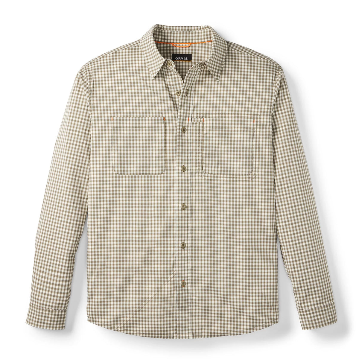ORVIS | River Guide LS Shirt - Snow/Sagewood Gingham